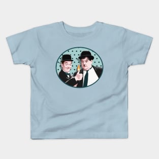 Laurel & Hardy - Give Me a Light (V1) Kids T-Shirt